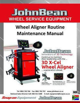 Picture of Wheel Aligner Maintenance Training