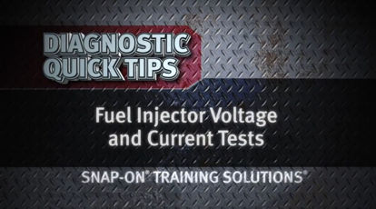 Picture of Fuel Injector Voltage & Current Tests Diagnostic Quick Tips