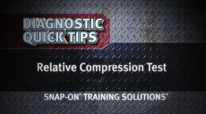 Picture of Relative Compression Test Diagnostic Quick Tips Snap on Training