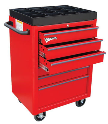 Picture of 6 Drawer Roll Cab with Wheel Weight Tray