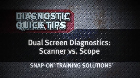 Picture of Dual Screen Scanner vs Scope Diagnostic Quick Tips