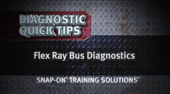 Picture of Flex Ray Bus Diagnostics Diagnostic Quick Tips Snap on Training