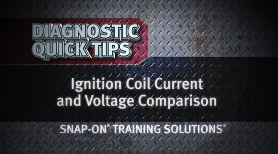 Picture of Ignition Coil Current and Voltage Comparison Diagnostic Quick Tip Snap-on Training