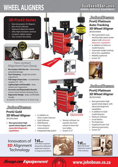 Picture of JohnBean Catalogue Vol 5 - Wheel Aligners