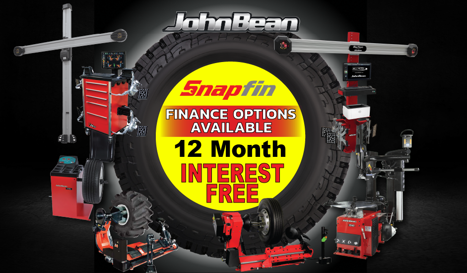 JohnBean Wheel Service Equipment Snapfin Finance Available 12 Month Interest FREE option