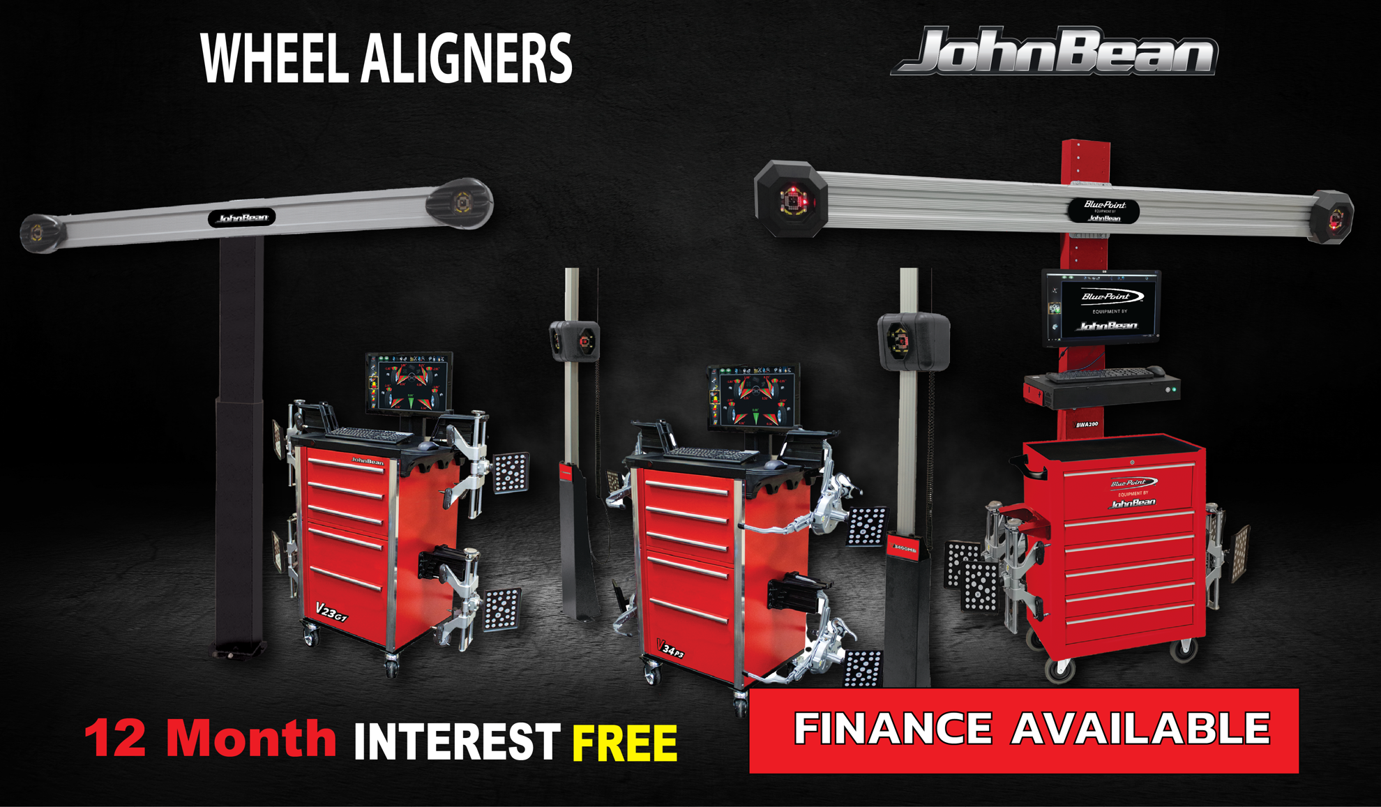 JohnBean Wheel Service Equipment Wheel Aligners